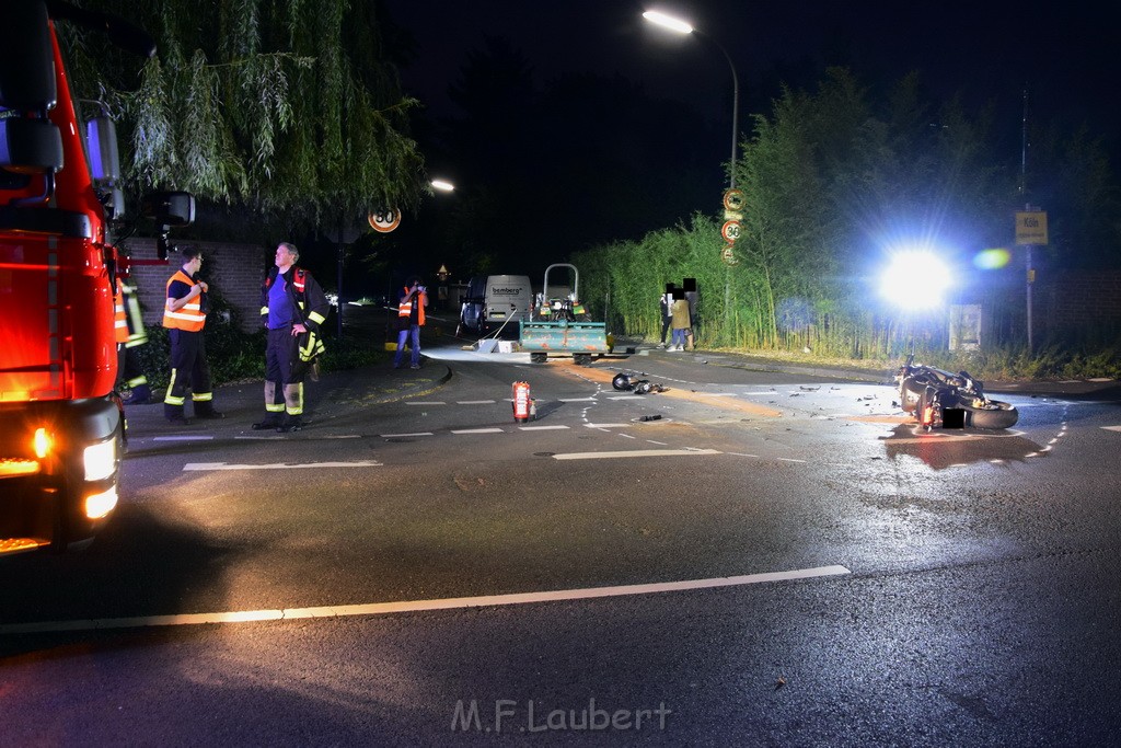 VU Krad Klein Traktor Koeln Hahnwald Bonner Landstr Unter den Birken P015.JPG - Miklos Laubert